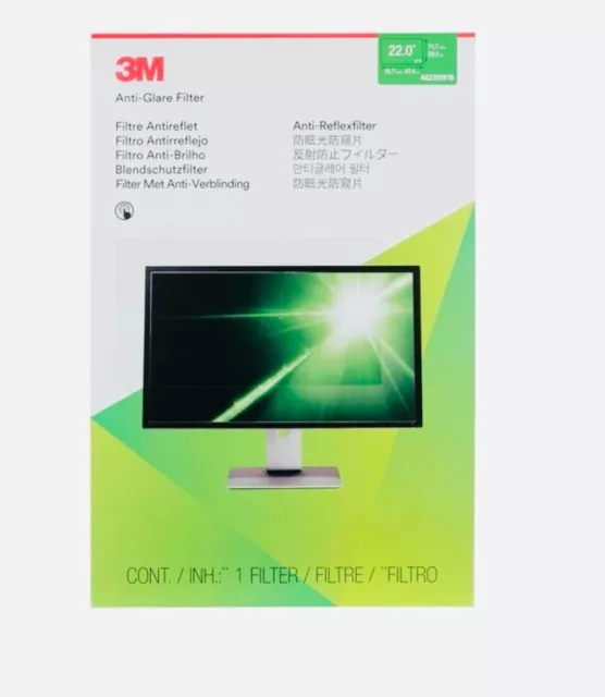 3M Blendschutzfilter AG220W1B Widescreen Monitor 22" (16:9)