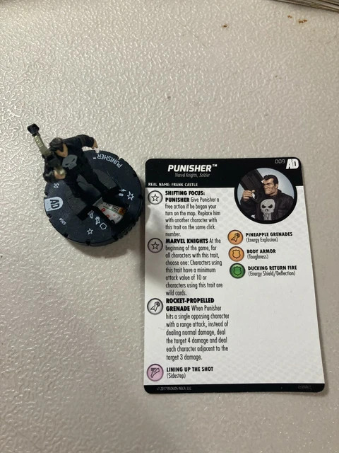 WizKids Marvel Heroclix Avengers/Defenders War #009 Punisher