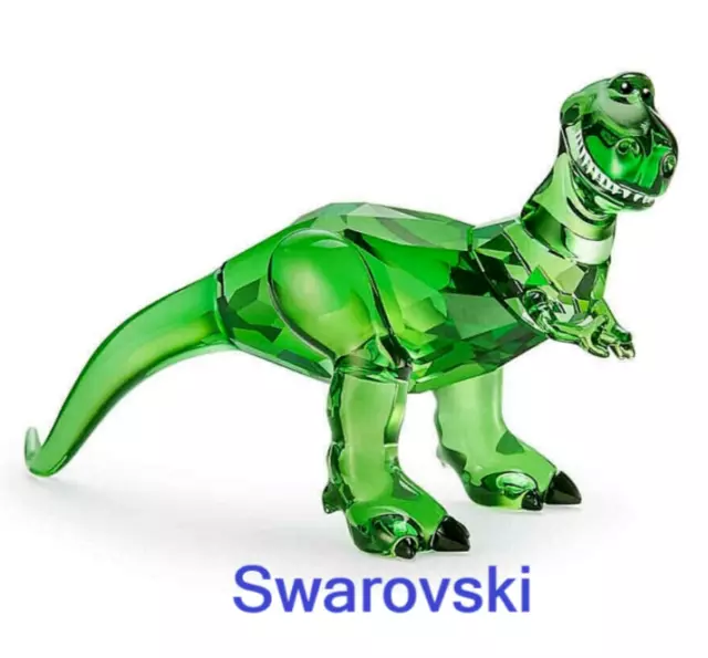 Swarovski Crystal Disney Pixar Toy Story "Rex the Tyrannosaurus" Figurine, NIB