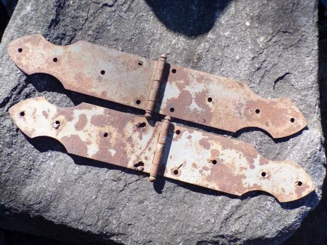 Antique Hardware Industrial Barn Door Gate Garage Hinges Large