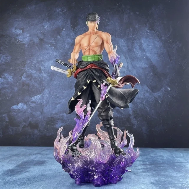 Figurine One Piece zoro roronoa samouraï 17cm jouet stauette collection manga