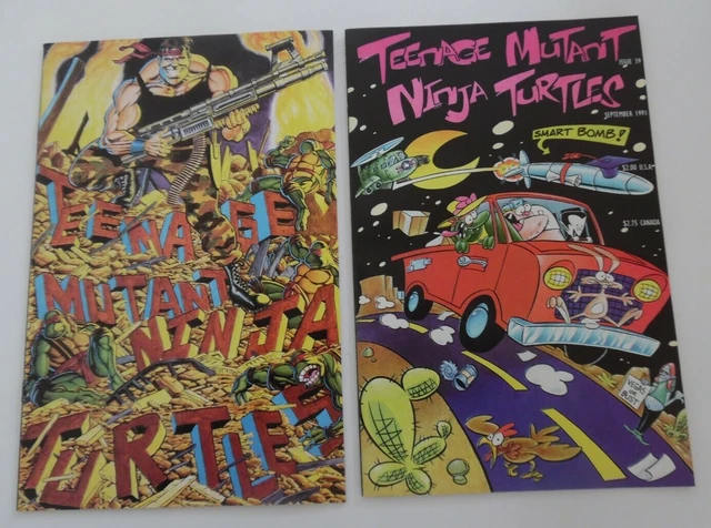 MIRAGE  teenage mutant ninja turtles - LOT OF 2 COMICS - #34 39