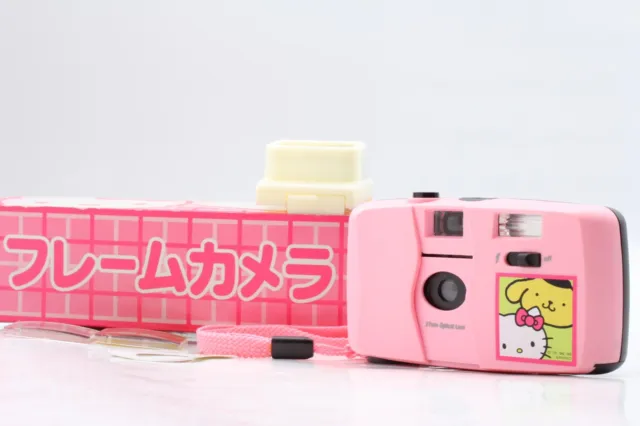 Rare!! Sanrio Hello Kitty Frame Film Camera Kitty and purin  From Japan #600