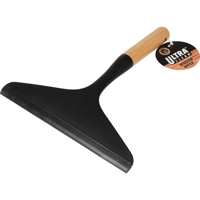Extractor de ducha con mango de bambú
