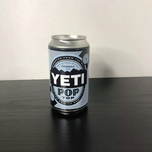 YETI Pop Top, Limited Edition, "Empty Can Contains 12oz Air" Storage Stash Can