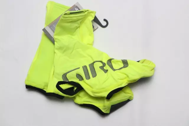 New Giro Ultralight Aero Shoe Cover Small 37-41 Yellow Road Bike Cycling Race