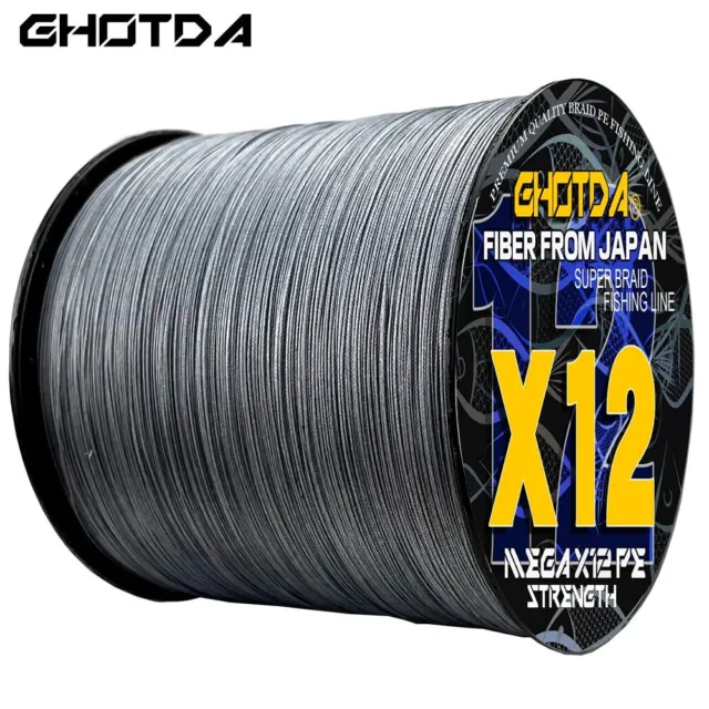 8 Strands 300/500/1000M Super Strong Braided Fishing Line 12-160LB