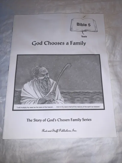 Rod and Staff  God Chooses a Family Grade 5 Tests Bible