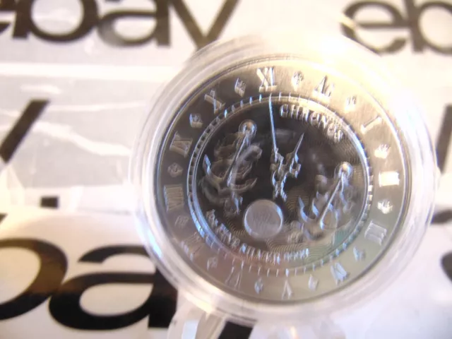 1x1 Ounce Tokelau "CHRONOS" Silver Coin Fine 999% Pure Silver