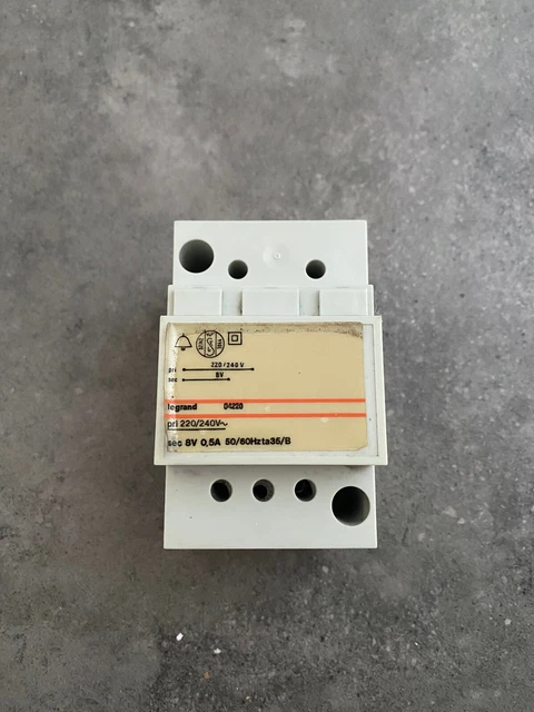 Transformateur sonnette Legrand 04220 - Bricolage