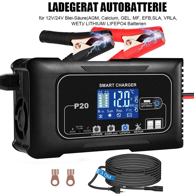 Elegantes Agm Batterie Ladegert Bildnull