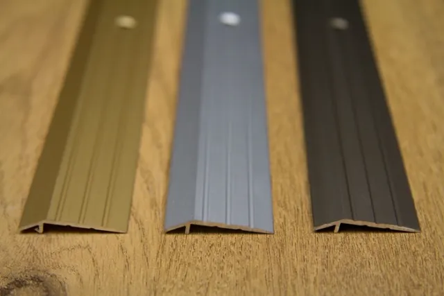 Anodised Aluminium Door Floor Bar Edge Trim Threshold Ramp 1000 Mm Length