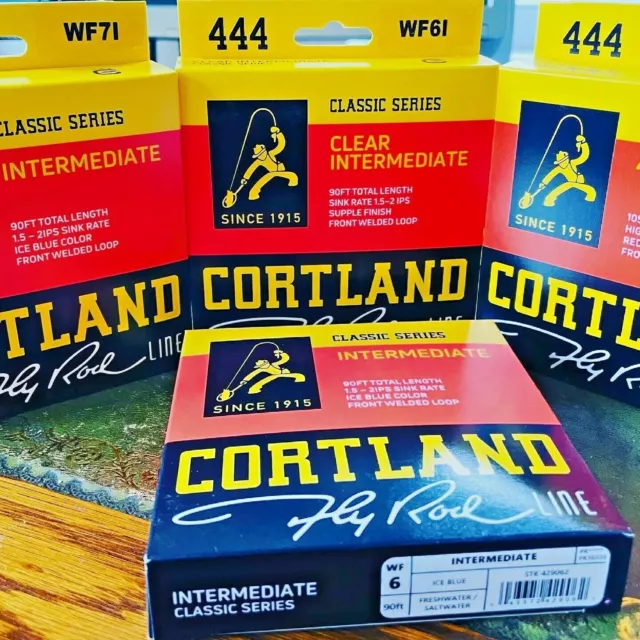 Cortland 444, SL Classic Sink Tip & Trout Boss Trout Fly Lines All Sizes & Types