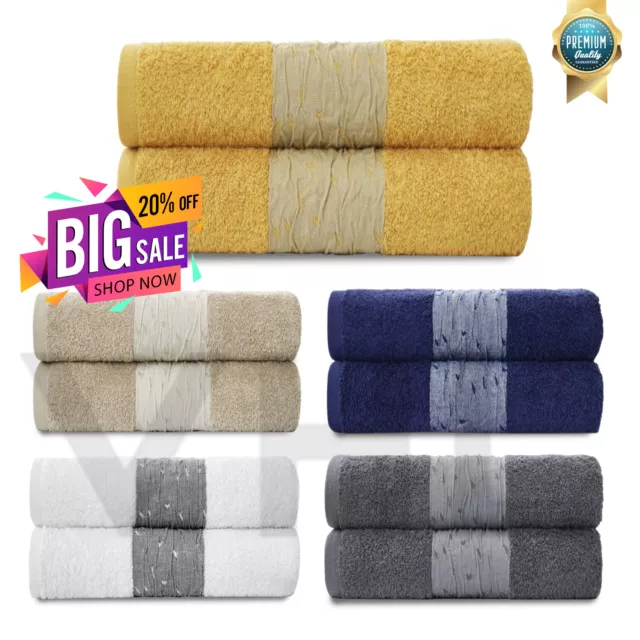 Large Bath Towel 100% Egyptian Cotton Super Soft Big Bathroom Bath Sheet 600gsm