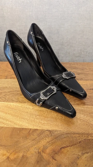 Faith black deals patent shoes