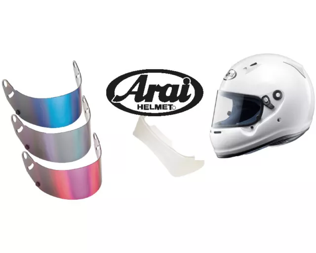 Arai CK-6 Go Kart Racing Helmet Lid White Snell K2016 Approved Kart Karting