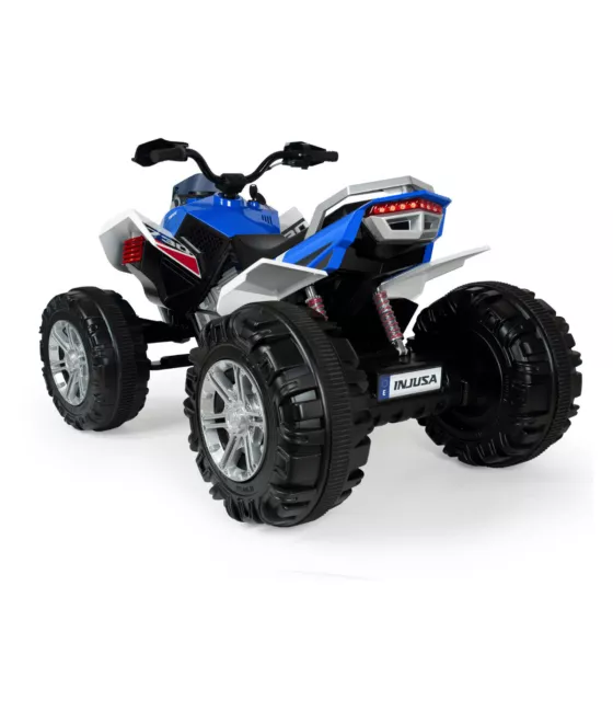 Injusa Rage elektro-Kinder-Quad-Bike 12V blau/weiß 3