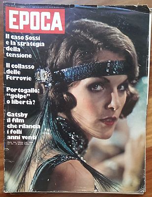EPOCA 1974 n°1231 Antonioni Benedetti Coleman Bonatti Graham Divorzio Sossi Moli 