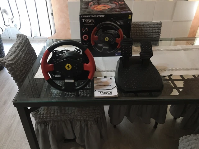 ThrustMaster T150フォースフィードバックホイール1080°、PS4、PS3およびPCへのフィードバックを強制するSebastien Loeb Evoと互換性あり