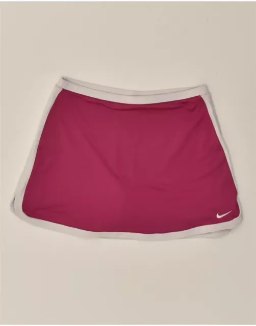 NIKE Girls Dri Fit Tennis Skirt 12-13 Years XL Pink AW55