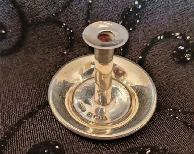Silver Taperstick Edwardian c1902