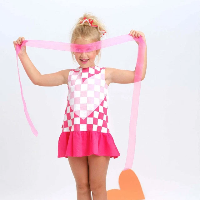 Agatha Ruiz De La Prada Girls Vichy Heart Dress Age 2-8 Years BNWT RRP £40 Multi