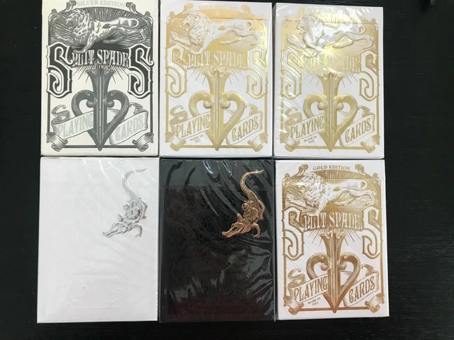 White Lions Series A Blue Playing Cards by David Blaine - David Blaine - Collection playing cards