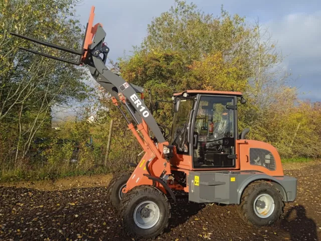 Everun ER10 Radlader Hoflader Greifschaufel SBF