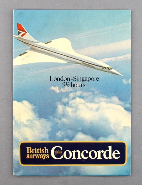 BRITISH AIRWAYS コンコルド 80年代 搭乗記念セット／搭乗証明書