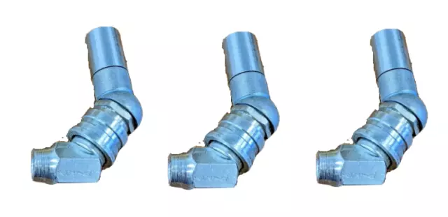 3 Plews Lubrimatic 360 Grease Gun Adapter Connector Swivel Air Powered Coupling