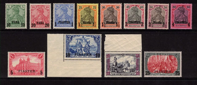 Deutsche Post Türkei 12-23 REICHSPOST postfrisch geprüft Attest (23051)