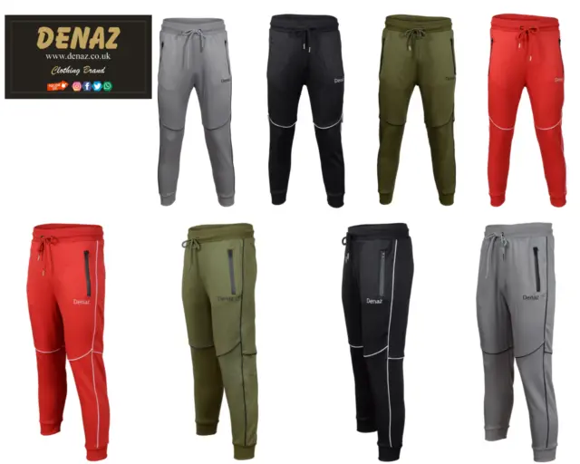 Mens Fleece sport pants tracksuit trousers Gym Slim Fit running Joggers bottoms