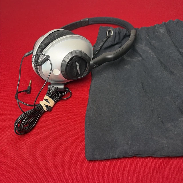 BOSE TP-1A TRIPORT Around-Ear Headphones Silver/Black – Tested