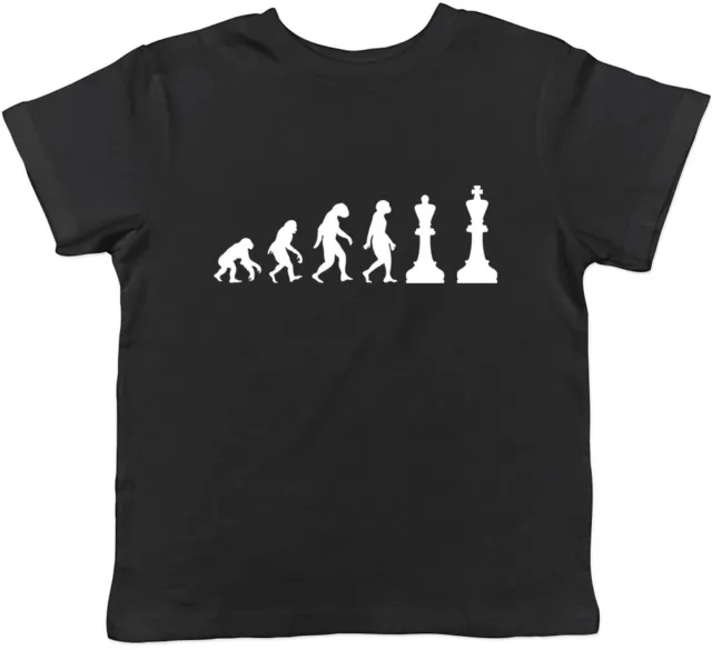 Evolution of Chess Boys Girls Kids Childrens T-Shirt