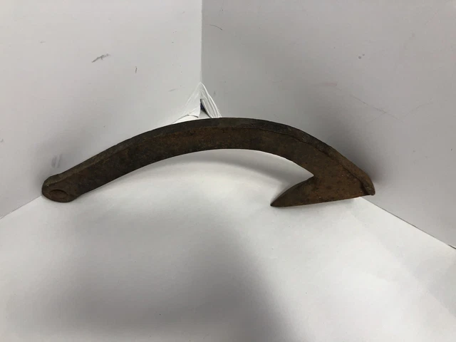 authentic antique barn hardware, old forged iron hook farm Tool