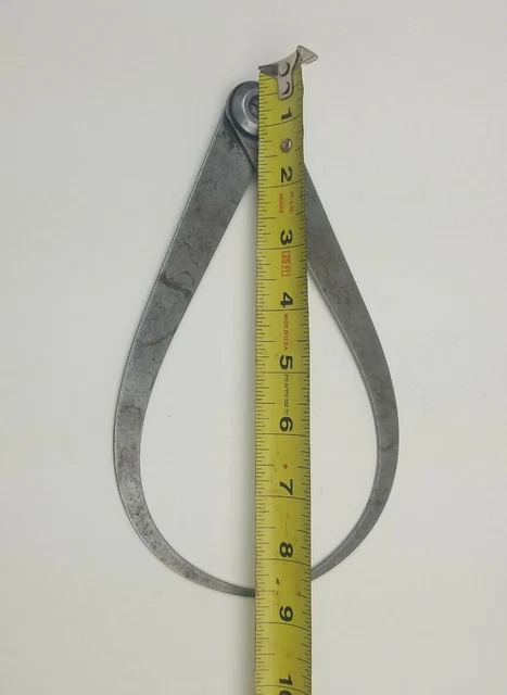 Union Tool USA Machinist 8" Leg Outside Caliper for Lathe or Mill Work 15" Max