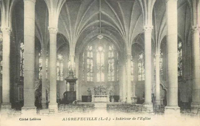 AIGREFEUILLE (44) - interieur de l'eglise