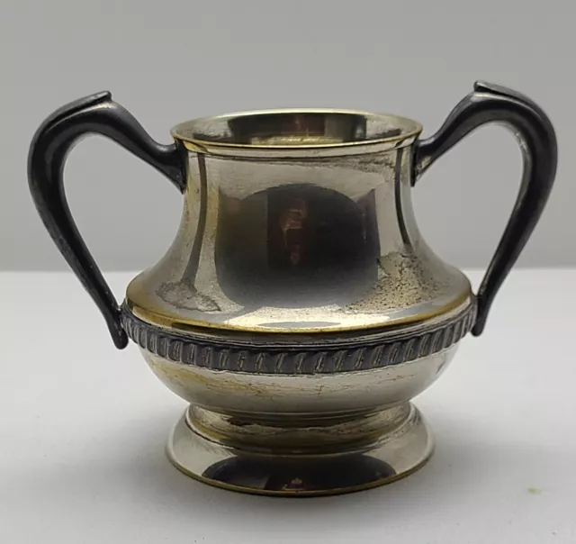 Vintage Silverplate Sugar Pot Sheet Rockford S Co 1875 Double Handle