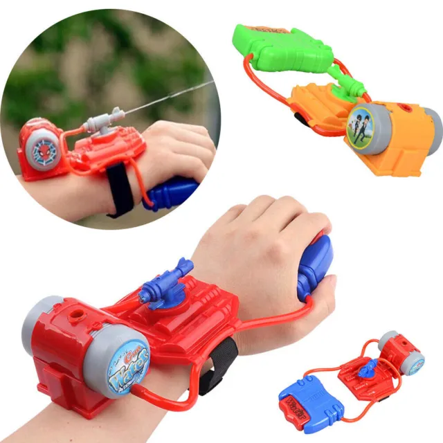 Interaction Mini Wrist Handheld Water Gun Fun Spray Toys Unisex Kids Pool Beach