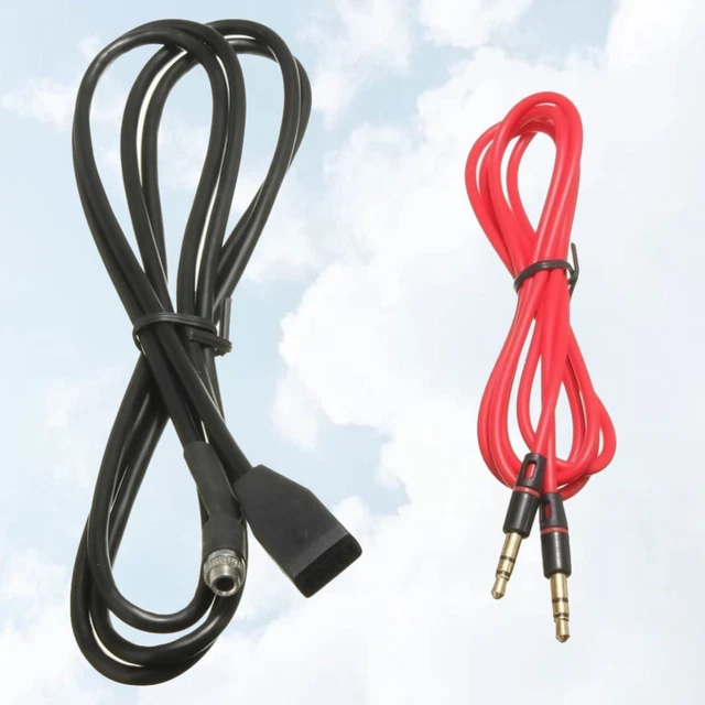 Cavo AUX Da 3,5 Mm A Lightning 1m Per IPhone In Auto - Adattatore Per Stereo, Cuffie, Alta Fedeltà Con Chip DAC, Bianco