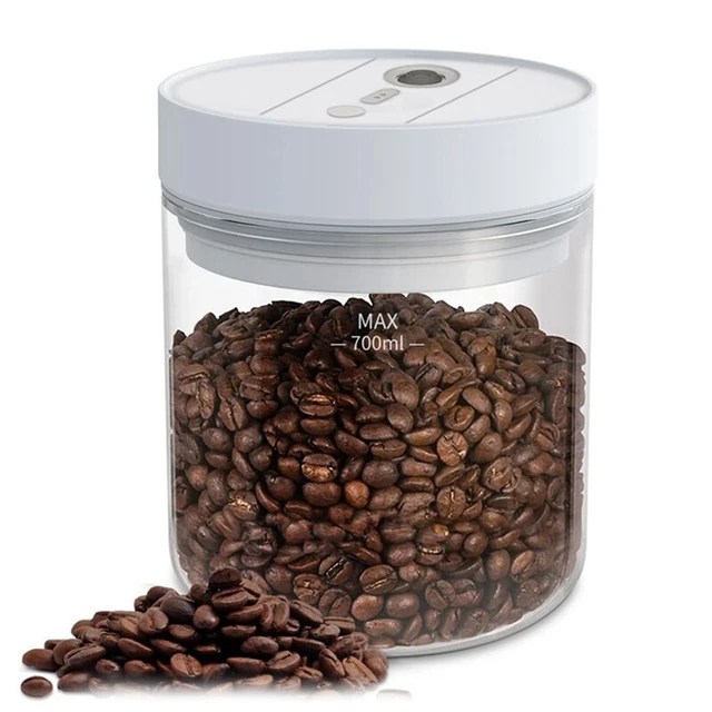 ELECTRIC COFFEE BEANS Vacuum Sealed Tank Food Storage Jars