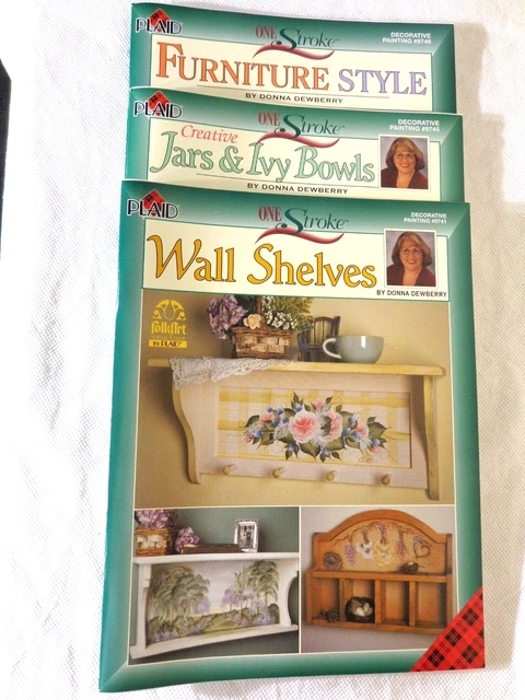 Revistas De Pintura Decorativa A Cuadros De Un Solo Golpe-#9741-#9745-#9746