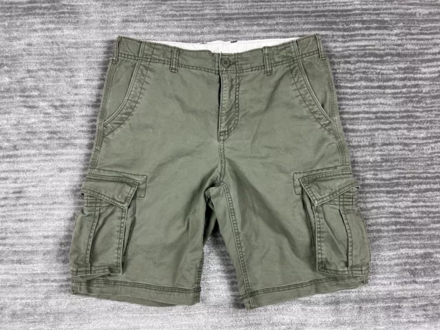 Gap Kids Shorts Boys 16 Green Regular Cargo Husky