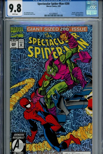 The Spectacular Spider-Man Vol 1 200 CGC 9.8 (1993)