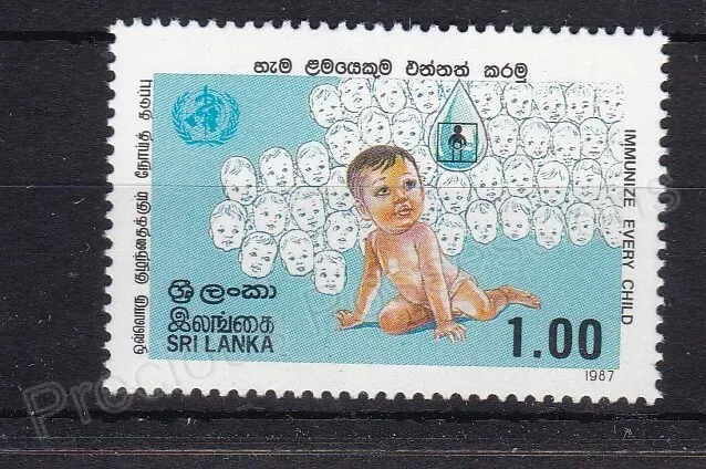 Sri Lanka Mnh Stamp 1987 World Health Day Sg 977