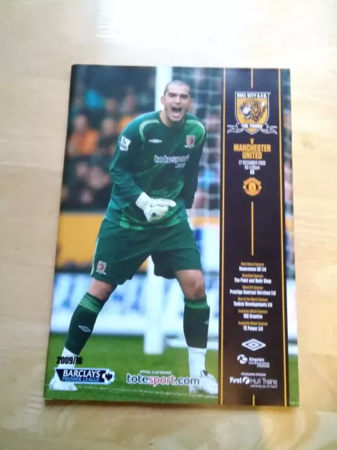 2009/10 Hull City V Manchester United - Premier League - Man Utd