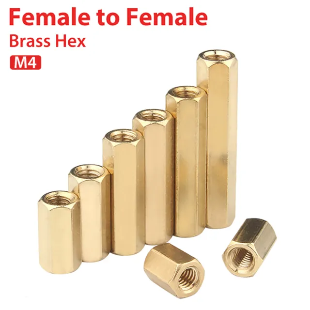 M4 X 40MM Female to Female Hex Nickel Plated Spacer Standoff 20pcs £13.50 -  PicClick UK