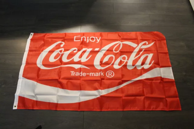 Coca Cola Coke Banner Flag Logo Soft Drinks Soda Store Shop Garage Man Cave 97