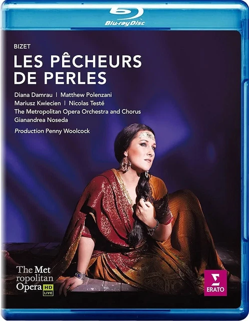 Bizet Les Pecheurs De Perles Blu-Ray New Sealed Region Free Diana Damrau