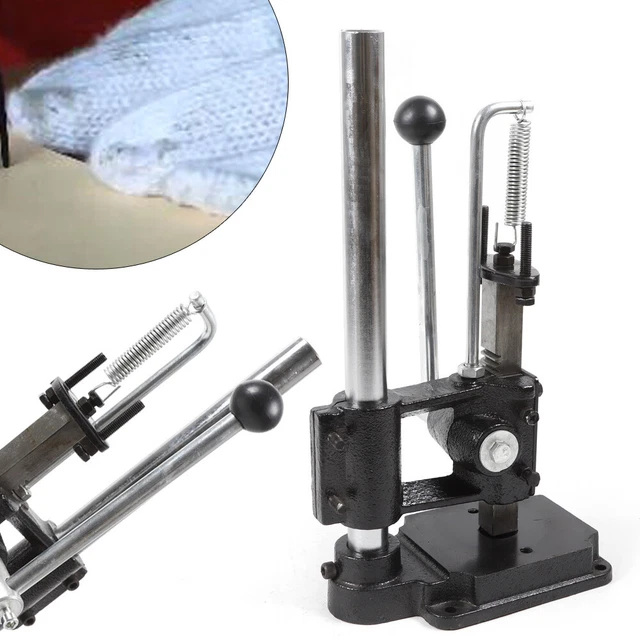 Manuelle Leder Lochstanzer & Prägemaschine - Hubhöhe 0-16 Cm, Inkl. Zubehör Für DIY-Lederarbeiten